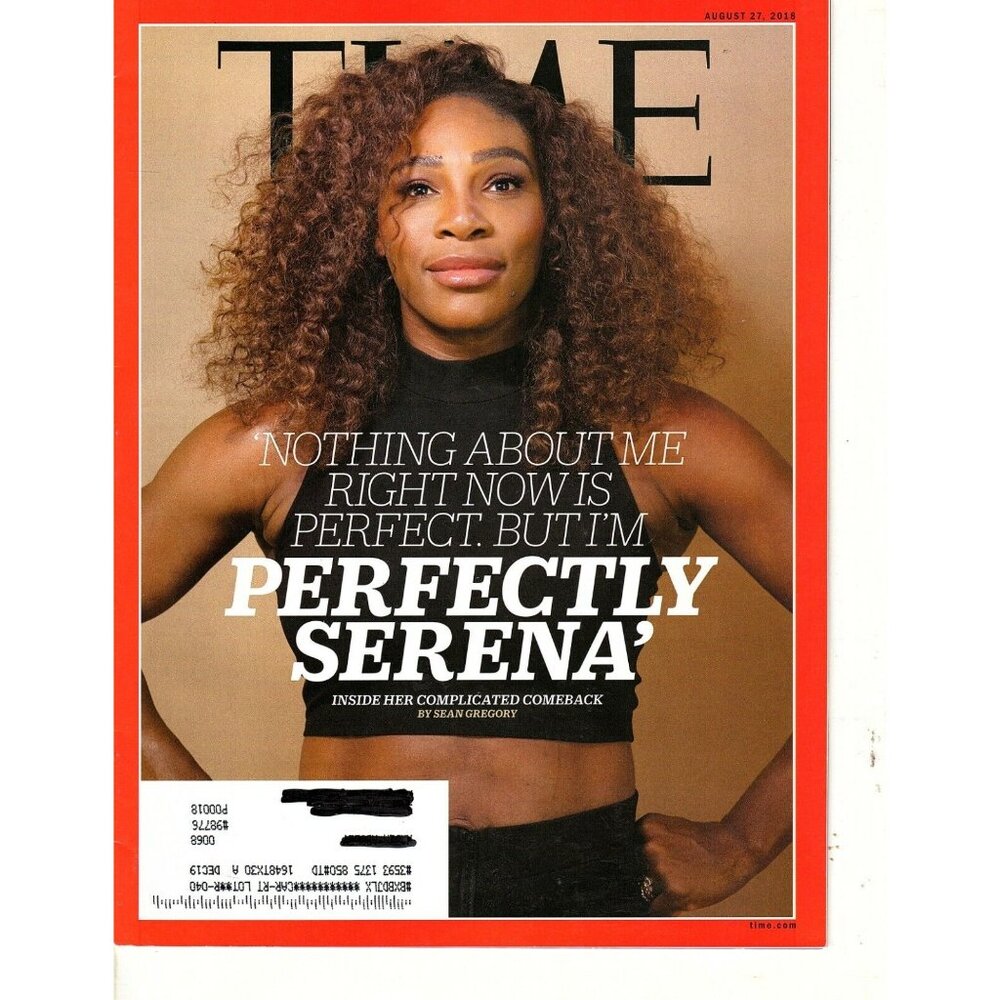 Time Magazine August 27, 2018 Serena Williams: Inside Her Complicated Comeback